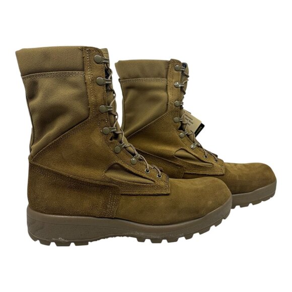 Belleville Men's AFTWC 14.0 R Military Tactical Combat Boots Coyote Leather USA - Picture 11 of 12